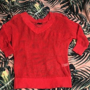 Express Coral Sweater